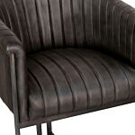 Leather & Iron Classic Tub Chair