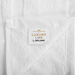 Set Of 11 Towels White Cotton Low Twist Guest Hand Bath Towel Bath Sheet And Bath Mat Beliani