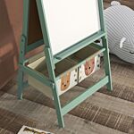 Aiyaplay Three-in-one Kids Easel With Paper Roll, Art Easel, With Storage - Green