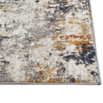 Area Rug Grey 80 X 150 Cm Oriental Distressed Living Room Bedroom Beliani