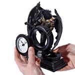 Gothic Armoured Dragon Mantle Clock