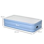 Outsunny Widened Single Inflatable Mattress, With Built-in Electric Pump