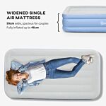 Outsunny Widened Single Inflatable Mattress, With Built-in Electric Pump