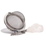 Raw Crystal Gemstone Tea Strainer - Rock Quartz