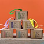 Boxed Single Massage Soaps - Peach & Lemon