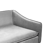 Sofa Light Grey Velvet 4 Seater Extra Cushions Modern Glamour Living Room Furniture Beliani