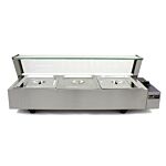 Kukoo 3 Pan Wet Well Bain Marie