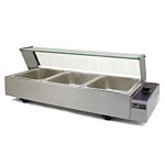 Kukoo 3 Pan Wet Well Bain Marie