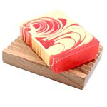 Handcrafted Soap 100g Slice - Strawberry