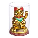 Collectable Waving Lucky Cat Maneki Neko Solar Powered Pal