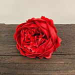 Craft Soap Flower - Ext Large Peony - Red - Pack Of 10