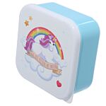 Lunch Boxes Set Of 3 (s/m/l) - Enchanted Rainbow Unicorn