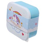 Lunch Boxes Set Of 3 (s/m/l) - Enchanted Rainbow Unicorn