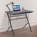 Vinsetto Computer Desk Writing Workstation Art Drawing Drafting Board Craft Table Tiltable Tabletop Adjustable Height Black 90l X 50w X 76-116.5h Cm