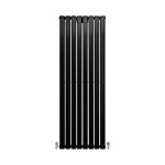 Designer Flat Panel Radiators Matt Black 1600mm X 560mm