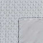 Weighted Blanket Cover Grey Polyester Fabric 120 X 180 Cm Dotted Pattern Modern Design Bedroom Textile Beliani