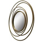 Satin Gold Iron Framed Mirror