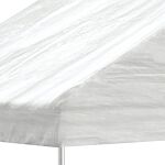 Vidaxl Gazebo With Roof White 6.69x5.88x3.75 M Polyethylene