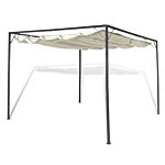 Vidaxl Garden Gazebo With Retractable Roof Canopy