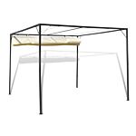 Vidaxl Garden Gazebo With Retractable Roof Canopy