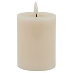 Luxe Collection Melt Effect 3x4 Taupe Led Wax Candle