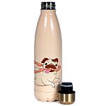 Reusable Stainless Steel Insulated Drinks Bottle 500ml - Mopps Pug