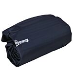 Outsunny Double Size Air Bed, With Built-in Foot Pump And Carry Bag, Blue