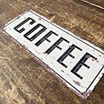 Vintage Metal Sign - Retro Coffee Wall Sign