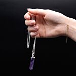 Gemstone Classic Point Pendant - Amethyst