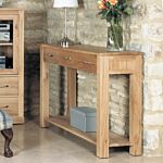 Mobel Oak Console Table