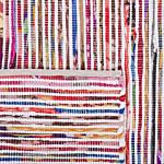 Rug Multicolour Cotton 160 X 230 Cm Rectangular Handmade Boho Eclectic Beliani
