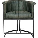 Leather & Iron Classic Tub Chair