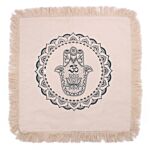 Hamsa Mandala Cushion - 60x60cm - Green