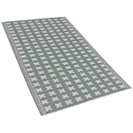 Outdoor Rug Mat Green Synthetic 90 X 180 Cm Eco Friendly Modern Minimalist Beliani