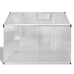 Vidaxl Reinforced Aluminium Greenhouse With Base Frame 4.6 M²
