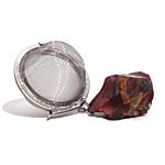 Raw Crystal Gemstone Tea Strainer - Mookaite