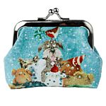 Tic Tac Jan Pashley Christmas Cats And Dogs Purse