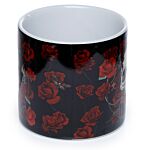 Skulls & Roses Ceramic Indoor Plant Pot - Small