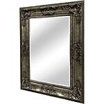 Wooden Framed Rectangular Mirror
