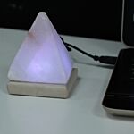 Quality Usb Pyramid White Salt Lamp - 9 Cm (multi)