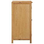 Vidaxl Wardrobe 76x52x105 Cm Solid Oak Wood