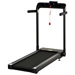 Homcom 600w Foldable Steel Motorised Treadmill Black