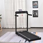 Homcom 600w Foldable Steel Motorised Treadmill Black