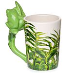 Ceramic Jungle Mug With Tree Frog Handle