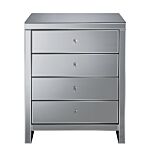 Seville 4 Drawer Chest Mirrored