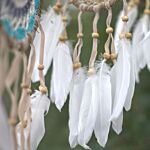 Pastel Blue Macramé Dream Catcher 9cm (asst Colours)