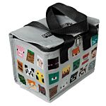 Minecraft Faces Recycled Reusable Lunch Box