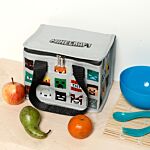Minecraft Faces Recycled Reusable Lunch Box