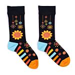 Hop Hare Bamboo Socks S/m - Mandala Flowers