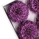 Craft Soap Flower - Small Chrysanthemum - Purple - Pack Of 10